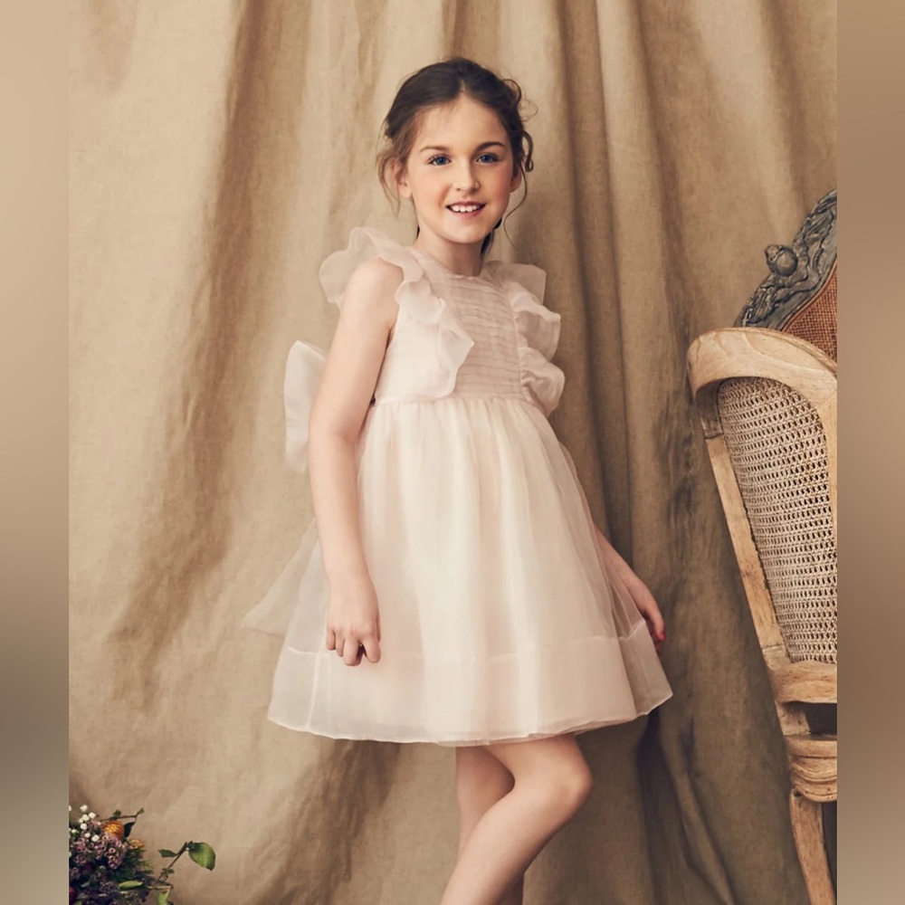 Nellystella Mae Silk Girls Dress